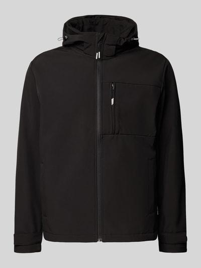 Jack & Jones Softshell-Jacke mit Brusttasche und Ärmelriegeln Black 2