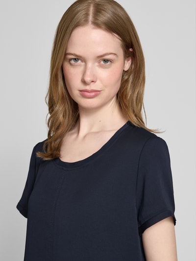 Marc Cain Blusenshirt mit Rundhalsausschnitt Marine 3