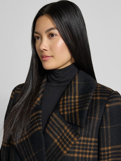 comma Regular fit lange jas met wol Antraciet - 3