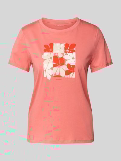 Tom Tailor Regular fit T-shirt van puur katoen Abrikoos - 2