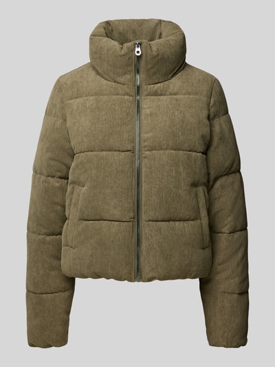 Only Regular Fit Steppjacke aus Cord Modell 'NEWDOLLY' Oliv 2