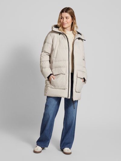 Marc O'Polo Regular Fit Daunenjacke mit Kapuze  Beige 1