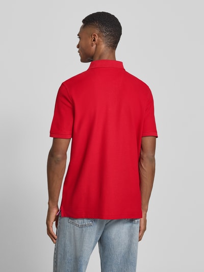 Fynch-Hatton Regular Fit Poloshirt mit Logo-Stitching Rot 5