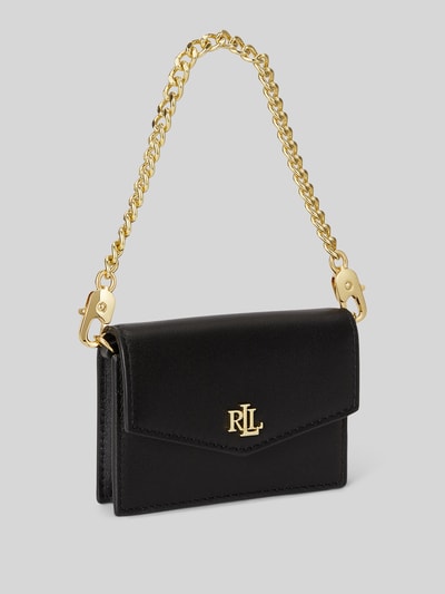 Lauren Ralph Lauren Portemonnee van echt leer met afneembare draagketting Zwart - 2