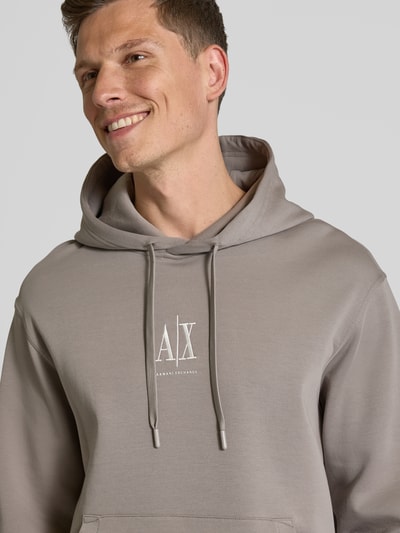 ARMANI EXCHANGE Hoodie mit Kapuze Taupe 3