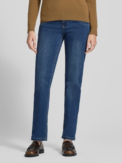 Buena Vista Straight Fit Cropped Jeans Modell 'ANNA' Blau 4