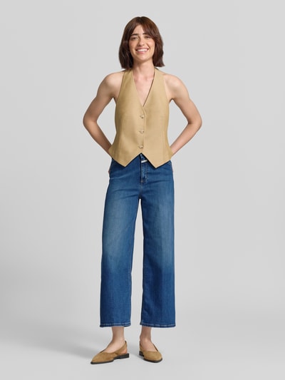 Closed Wide Leg Jeans mit Label-Detail Modell 'WERA' Blau 1
