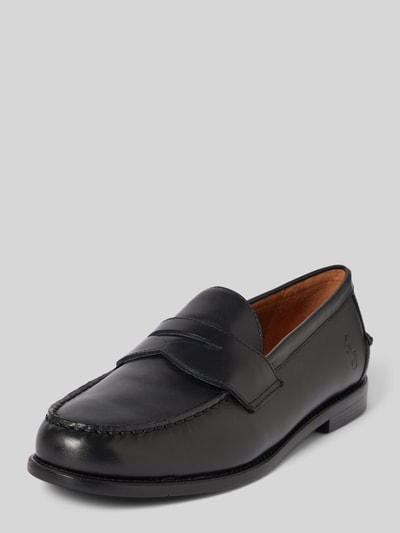 Polo Ralph Lauren Penny-Loafer aus echtem Leder Modell 'ALSTON' Black 1