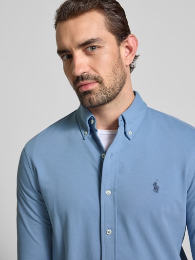 Polo Ralph Lauren Koszula casualowa o kroju regular fit z kołnierzykiem typu button down Jasnoniebieski 3