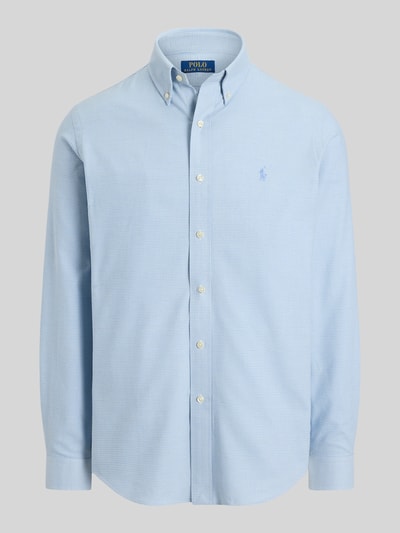 Polo Ralph Lauren Regular Fit Freizeithemd aus Baumwollmix Hellblau 2