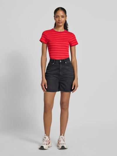 Drykorn T-Shirt mit Rundhalsausschnitt Modell 'KOALE' Hellrot 1