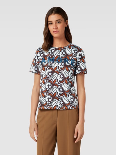 Weekend Max Mara T-shirt met all-over print, model 'CERCHIO' in ...