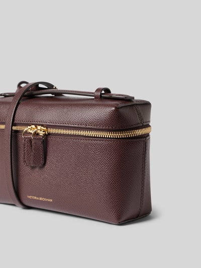 Victoria Beckham Henkeltasche aus echtem Leder mit Innenfach Mittelbraun 2