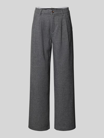Pepe Jeans Regular Fit Weite Hosen mit Woll-Anteil Modell 'SIA' Mittelgrau 2
