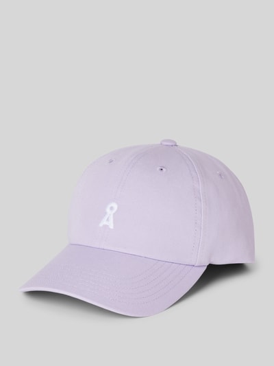 Armedangels Basecap mit Label-Stitching Modell 'YENAAS' Flieder 1