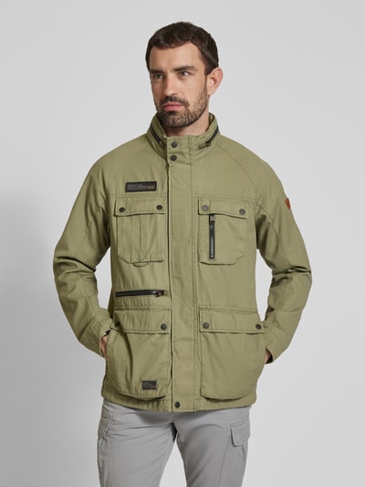 camel active Fieldjacket mit Stehkragen Oliv 4