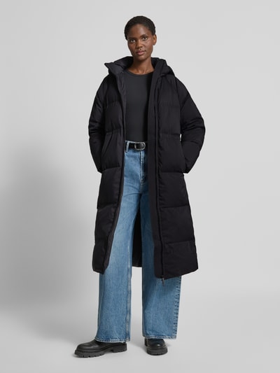 Selected Femme Regular fit donsjack met afneembare capuchon, model 'MAYA' Zwart - 1