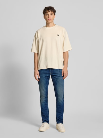 Replay Tapered Fit Jeans im 5-Pocket-Design Modell 'WILLBI' Jeansblau 1