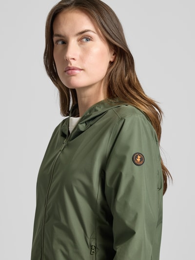 Save The Duck Krój regular fit Kurtka z Zamek błyskawiczny dwustronny Model 'Stella' Ciemnozielony 3