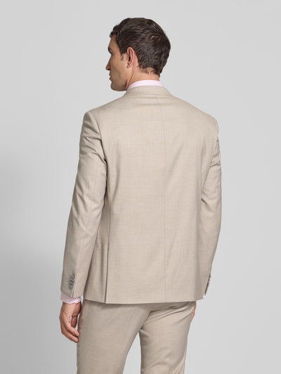 HECHTER PARIS Slim fit pak met reverskraag Beige - 5