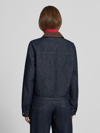 s.Oliver RED LABEL Regular fit jeansjack van puur katoen Blauw gemêleerd - 5