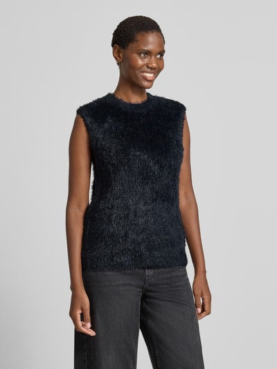 Christian Berg Woman Pullunder aus Effektgarn mit Rundhalsausschnitt Black 4