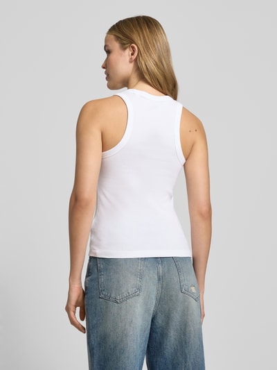 Scotch & Soda Tanktop in Ripp-Optik mit Rundhalsausschnitt Weiss 5