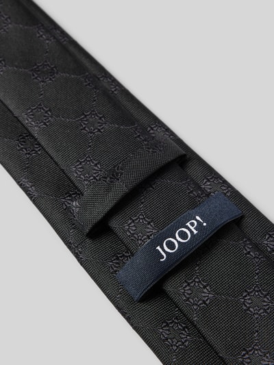 JOOP! Collection Krawat z detalem z logo Czarny 3