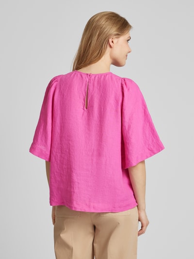 Seidensticker Bluse aus Leinen Pink 5