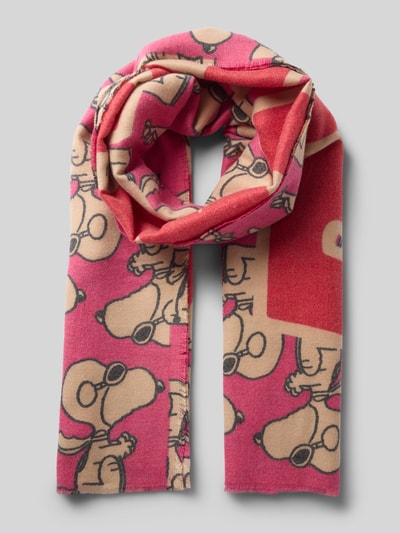Codello Sjaal in all-over look Felroze - 1