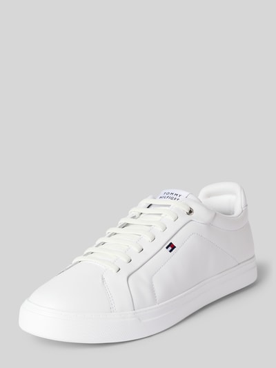 Tommy Hilfiger Sneakersy o niskim kroju z naturalnej skóry Biały 1