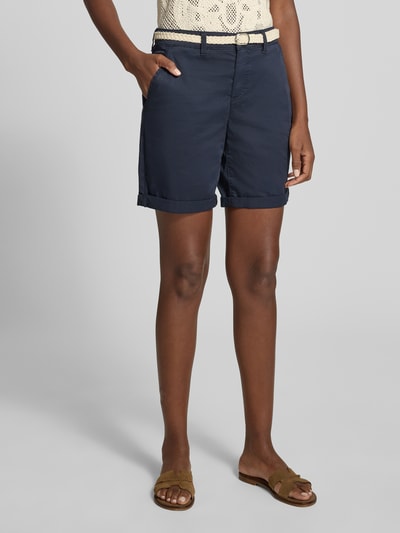 s.Oliver RED LABEL Regular Fit Bermudas aus Baumwoll-Mix Marine 4