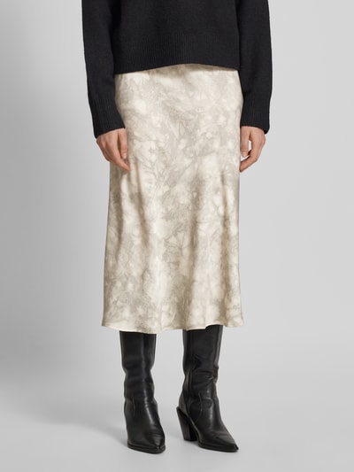 Neo Noir Spódnica midi z elastycznym pasem model ‘Bovary’ Biały 4