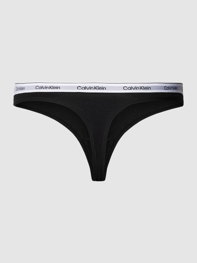 Calvin Klein Underwear String in unifarbenem Design Black 3