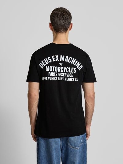 DEUS EX MACHINA T-Shirt mit Label-Print Modell 'Venice' Black 5