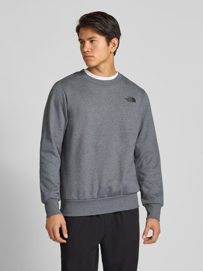 The North Face Sweatshirt mit Label-Print Mittelgrau Melange 4