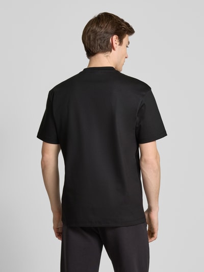 HUGO T-Shirt mit Label-Badge Modell 'Dalile' Black 5