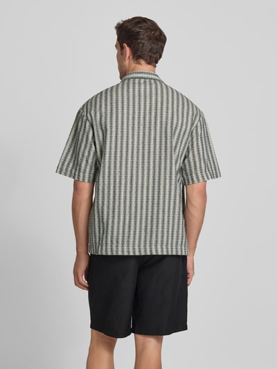 Edwin Regular Fit Freizeithemd mit 1/2-Arm Modell 'SAGA' Black 5