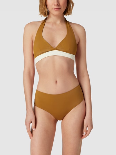 Mymarini Bikinitop in two-tone-stijl Donkergeel - 1