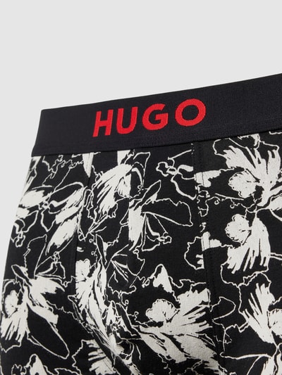 HUGO CLASSIFICATION Boxershort met bloemenmotief in een set van 2 stuks Zwart - 2