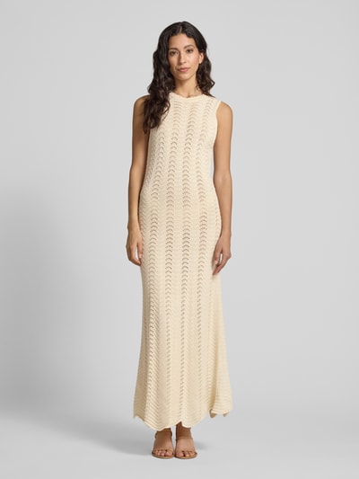 Rich & Royal Strickkleid mit Rundhalsausschnitt Offwhite 4