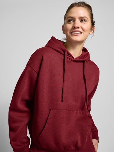 Only Regular fit hoodie met tunnelkoord, model 'BEST' Bordeaux - 3