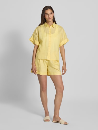 BOSS Orange Bluzka z ramii z obniżonymi ramionami model ‘Bisenas’ Żółty 1