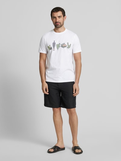 PAUL SMITH T-Shirt mit Motiv-Print Offwhite 1