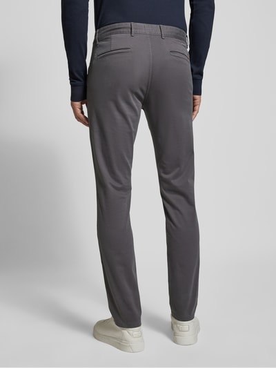 BOSS Orange Slim Fit Chino mit französischen Eingrifftaschen Mittelgrau 5