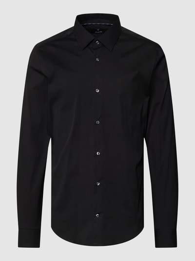 Joop! Slim Fit Business-Hemd mit Umlegekragen Black 2