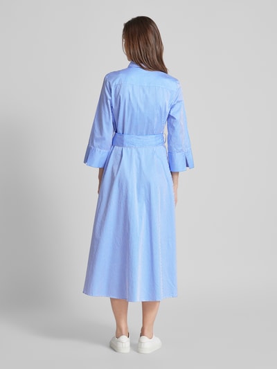 Christian Berg Woman Hemdblusenkleid mit Streifenmuster Bleu 5