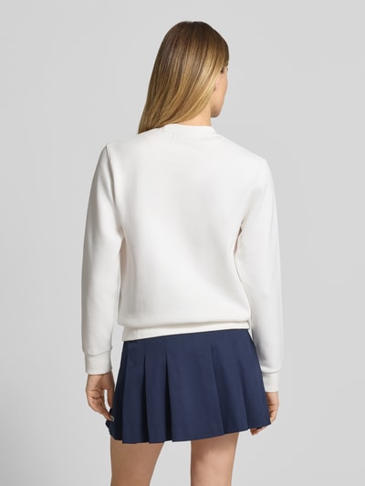 Lacoste Relaxed Fit Sweatshirt aus Baumwoll-Mix Offwhite 5