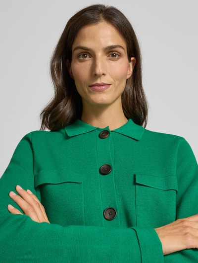 Christian Berg Woman Selection Kurtka koszulowa z listwą guzikową Zielony 3