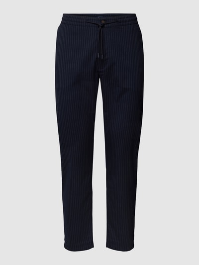 MCNEAL Tapered fit broek met krijtstreep Marineblauw - 2